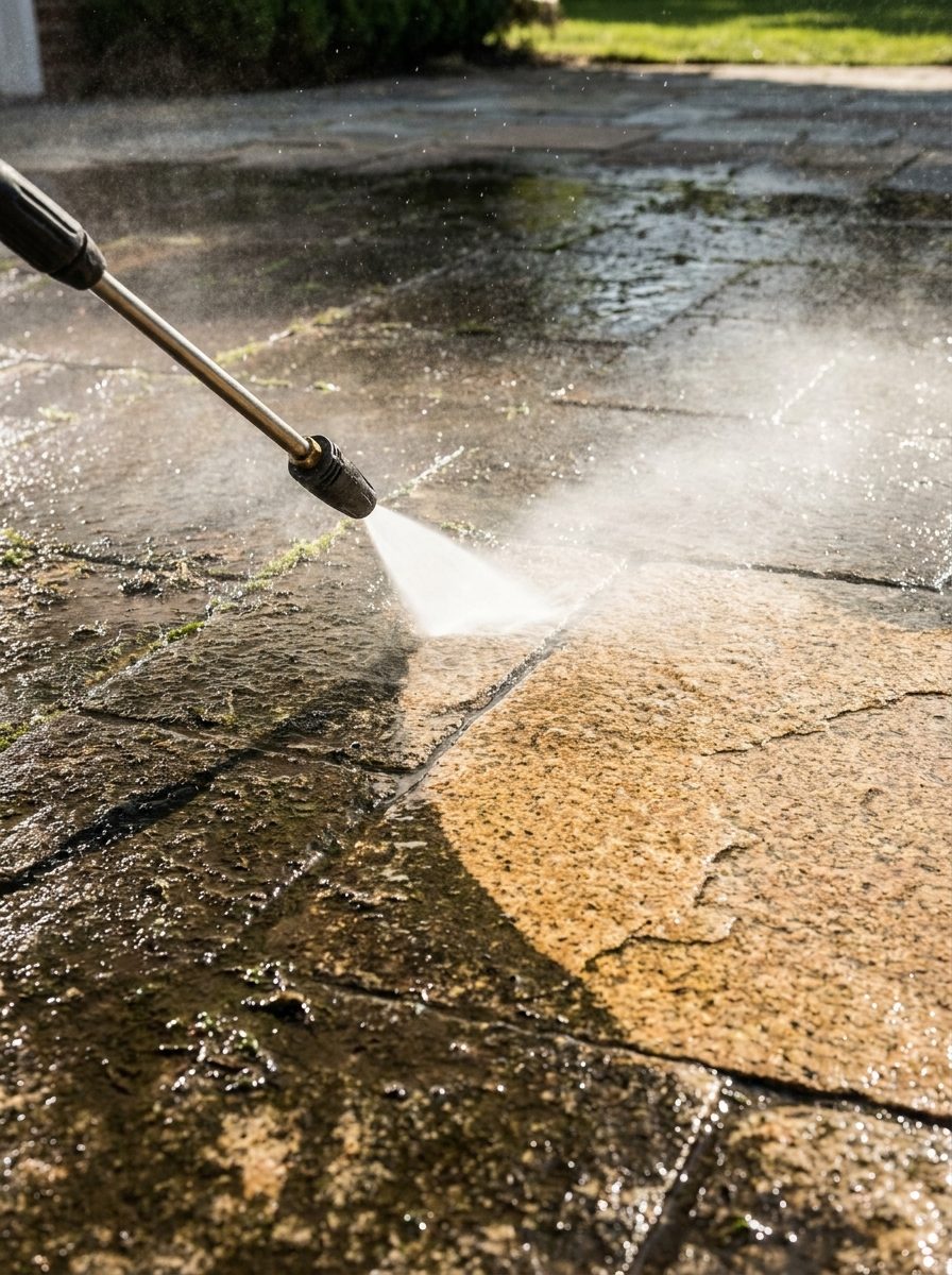 Pressure washing by JB Landscaping