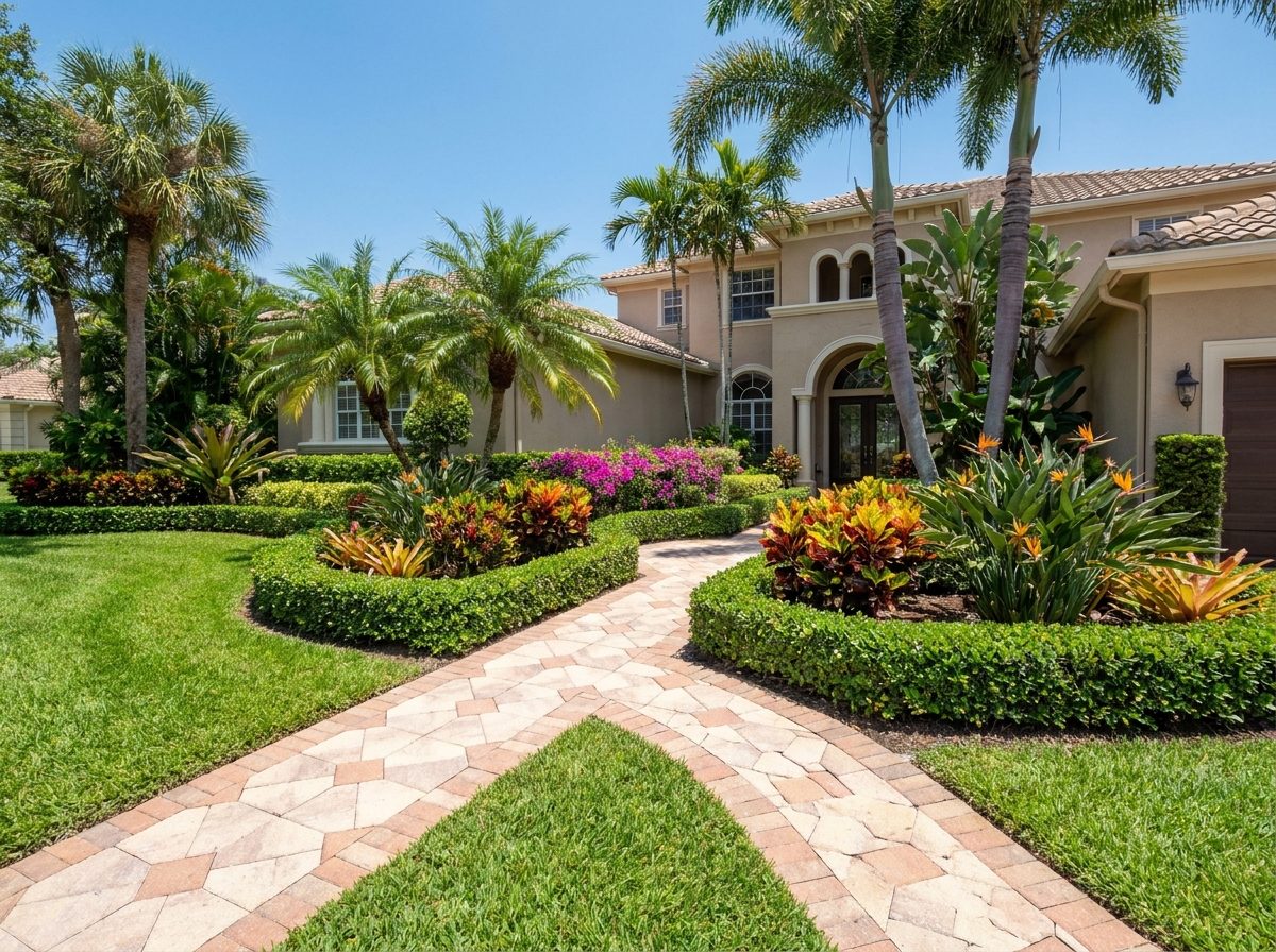 Front yard landscaping transformation by JB Landscaping